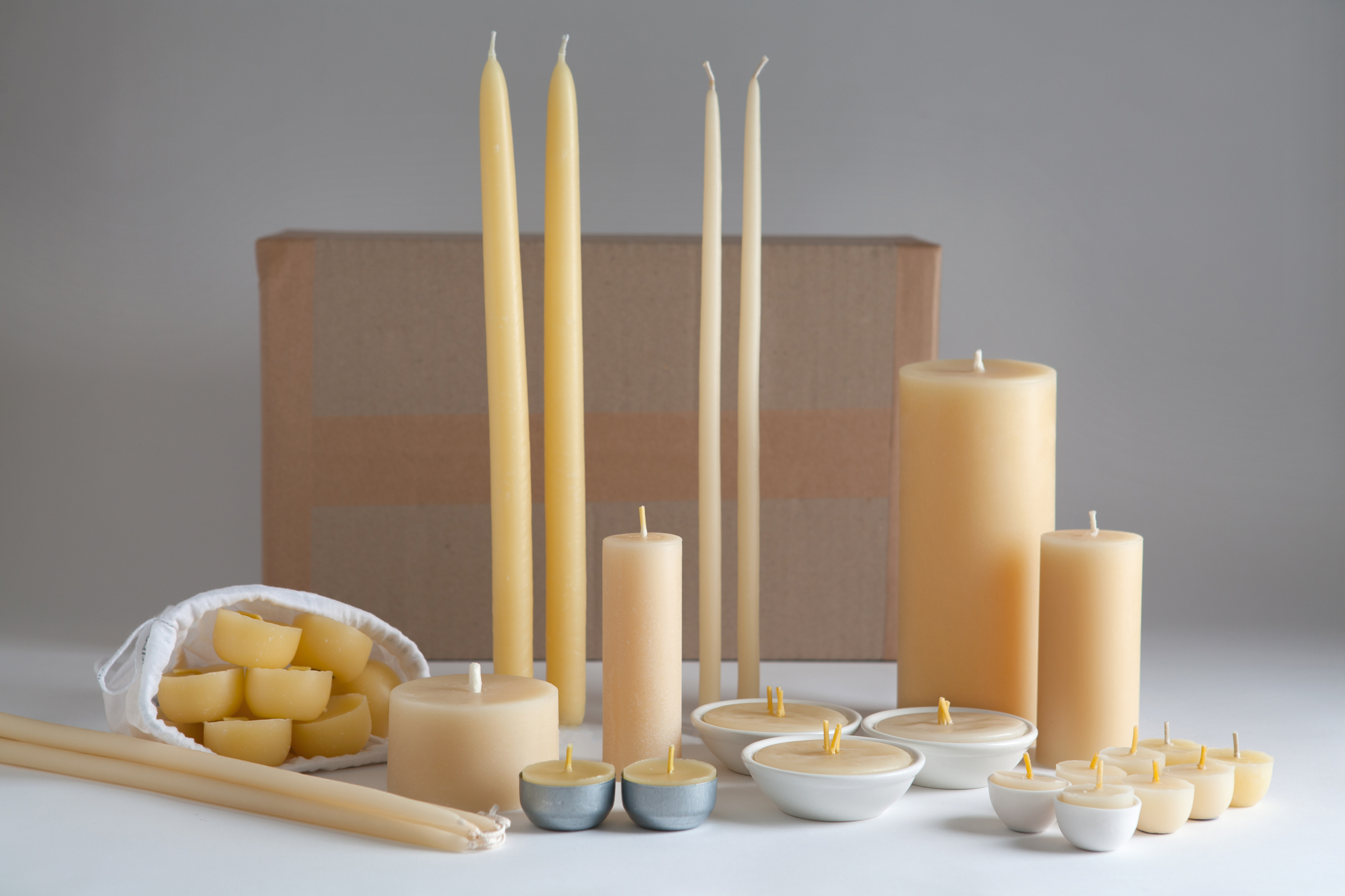 beeswax advent candles 